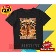 KAOS BAJU ANAK LENGAN PENDEK ANOMALI TUNG TUNG TUNG SAHURS-5XL