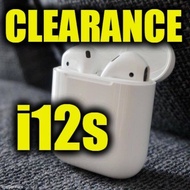 [Promosi ][ Clear HD Voice ] [ CLEARANCE SALE ]  i12 TWS Bluetooth EARBUDS V5.0 EZ-PAIRING FOR