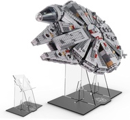 Acrylic Display Stand for Lego Star Wars Millennium Falcon 75105 Building Set - Vertical Display Bra