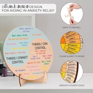 [Baosity11] Feelings Wheel Education Supplies Round Emotion Wheel for Home Office Man