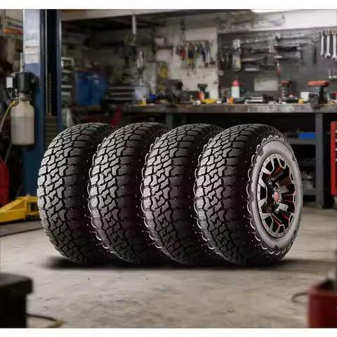 Set of 4 (FOUR) AT All Terrain LT265/70R18 124/121S 10 Ply E SUV Light Truck Tires Included - 265/70