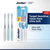 Jordan Oral Care Target Sensitive Value Pack Ultra Soft - Sikat Gigi Dewasa