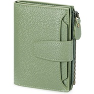 Dompet Kecil FALAN MULE Wanita Kulit Dwilipat RFID Padat Menyekat Dompet Dompet Wanita Kecil