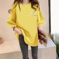 Factory Store Special A21262 M-5XL Loose Tshirt Women Plus Size T shirt Woman Baju Perempuan Tops Wa