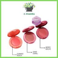 Wardah Colorfit Cream Blusher - 01 Sand Coral/ 02 Merry Mauve/ 03 Summer Peach