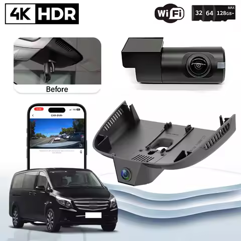 4K HD 2160P Car DVR for Mercedes-Benz Vito W447 W639 Vito Tourer Panel Van Mixto 2016-2023 DashCam C
