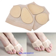 WELLNESSSPOT Half Shoes Pad Girls Women Breathable Protection Toe S-XL Belly Soft Half Shoes Toe Pad