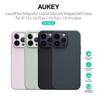 AUKEY PG-GJ10 iP 15 / 15 Plus / 15 Pro / 15 Pro Max LiquidFlex Magnetic Liquid Silicone MagSafe Case