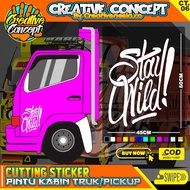 Truck Door Cutting Stickers Pickup/ Typography - Pickup Truck Stickers (CT.06)