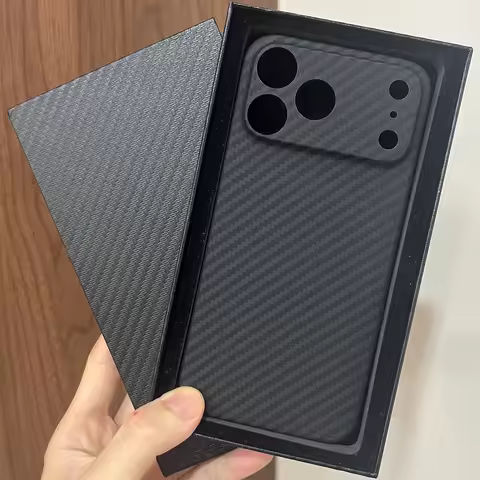 Real Aramid Carbon Fiber Phone Case Cover On For iphone 13 14 15 16 16E 17 Pro Max Plus Air Mini iph