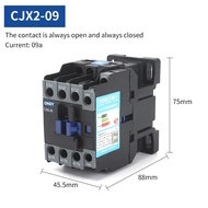 γWorth-Buyγ 3phase 3pole Cjx2s Ac Contactor 1no1nc Coil Voltage 380v 220v 24v 50/60 Hz Iec 60947-4-1