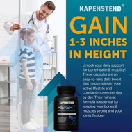 KAPENSTEND HEIGHT Growth Hormone, Growth Hormone Supplement, Appetite Stimulating Vitamin, 60 Capsul