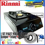 Rinnai Kompor gas 1 Tungku - Rinnai RI-511 C Kompor Gas Stove 1 Tungku RI 511 C / RI511 C / RI 511C + Free Selang dan Regulator SNI/kompor gas 1 tungku murah