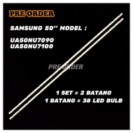 UA50NU7100K 50" SAMSUNG UA50NU7090K UA50NU7400K BACKLIGHT LED TV BAR LIGHT TUBE UA50NU7090 UA50NU710