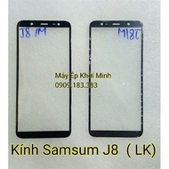 Black Samsung J8 Glass