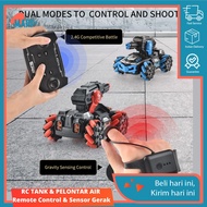 Remote CONTROL HAND GESTURE TANK CAR Water Thrower CAR Motion SENSOR