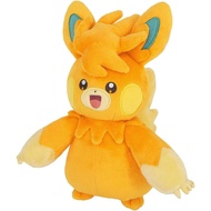 Sanei Boeki PP263 Pokémon All Star Collection Plush Toy, Pawmot, Size S, W 7.5 x D 5.9 x H 9.1 Inche