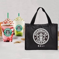 Lunch bag cooler tote bag by souvenir jogja Bali Island yogyakarta tugu malioboro Starbucks Totebag 