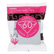Hario V60 Paper Coffee Filters, Size 01, White / Shipping from Korea