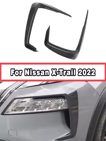 Front Bumper Spoiler Lamp Wind Knife Cover Trim Canard Body Kit For Nissan X-Trail Front bumper Wind