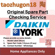 Original York Daikin Acson Spare Part Checking Service Air Conditioner Aircon
