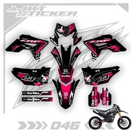 DECAL HONDA CRF L 150 - DEKAL CRF FULL BODY . AJR.RA.046