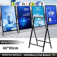 A Board Metal Poster Display Stand 90*60cm A Frame Cafe Sign Board Papan iklan KT Papan Poster Luara