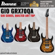 Ibanez GIO GRX70QA Humbucker Electric Guitar - GRX70QA-TBB GRX70QA-TRB GRX70QA-TKS GRX70QA-SB / GRX7