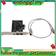 【】1394 Firewire Card,PCIe 3 Ports 1394A Firewire Expansion Card, PCI Express to External IEEE 1394 A