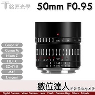 自取優惠．公司貨 銘匠光學 TTArtisan 50mm F0.95 APS-C / 適用佳能RF M 索尼E X Z M43 L卡口相機