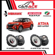 MOHAWK Speaker Ativa Gen3 Plug and Play Speaker PNP Front Rear Door 6 inch Speaker PERODUA Ativa OEM