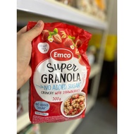 (素) uncle veggie| EMCO Super Granola with Strawberries (NO ADDED SUGAR) 500g