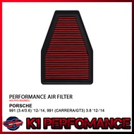 PORSCHE 991 (3.4/3.6) '12-'14, 991 (CARRERA/GT3) 3.8 '12-'14 - WORKS ENGINEERING AIR FILTER