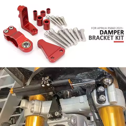 RS 660 2021 2022 2023 CNC Motorcycle Steering Stabilize Damper Bracket Mount FOR APRILIA RS660 rs660