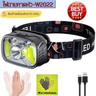 CRX ไฟฉายคาดหัวแบบชาร์จได้ไฟฉายคาดหัว LED USB กันน้ำใช้กลางแจ้งตกปลาไฟฉายคาดหัวไฟฉายคาดหัวแท้ไฟฉายคา