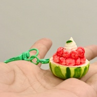 Cute watermelon Bingsu keychain