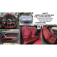 [JME CUSHION] AUDI TT (2006 - 2022) FITTING SEWN LEATHER SEAT *JAHIT MATI SEAT*