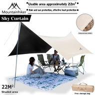 MOUNTAINHIKER Ultralight Outdoor Camping Awning, Hexagonal Butterfly Tent, suitable for families of 