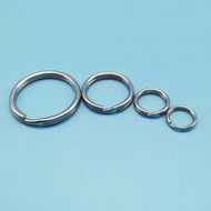 (現貨) G-043 圓圈 12mm 不銹鋼 圓形鑰匙圈 實用手工材料單個鑰匙圈鑰匙鏈奶嘴鏈連接扣飾品配件耐用實用