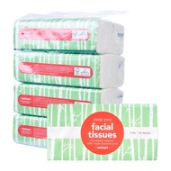 RedMart Bamboo Facial Tissue Paper Sustainable 2 Ply Soft Pack - 4 Pack Tissues