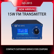 FM transmitter FM Transmitter 0-15W Adjustable 76-108MHz Mono Stereo PLL Broadcast Station