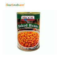 บรูค ถั่วขาวในซอสมะเขือเทศ 425 กรัม Brook Baked Beans in Tomato Sauce 425 g.