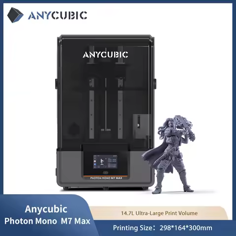 ANYCUBIC Photon Mono M7 Max 14.7L Ultra-Large Print Volume UV Resin 3D Printer Printing Size 298x168
