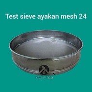 Ayakan Mesh Test Sieve Ayakan Mesh 24 (800 um) Diameter 40cm