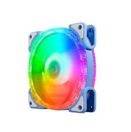 電腦機箱散熱器 ARGB光機箱風扇 幻彩散熱器(冰鑽RGB（藍）)