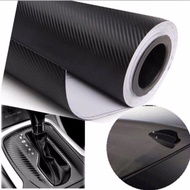 152cm x 152cm (5feet x 5feet) Car Carbon Fiber Vinyl film Fibre Sticker Black