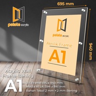 Acrylic FRAME A1/ACRYLIC FRAME A1 2MM LANDSCAPE/PORTRAIT