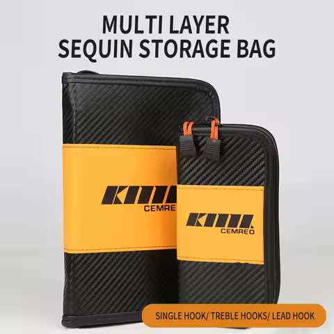 Fishing Lure Bag Spoon Lure Wallet 4-SIDE Available Large Capacity Fishing Bag Fishing Hook Bag Fish