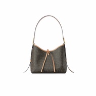 《314》FION Monogram PVC with Leather Hobo Bag