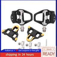 Newlanrode Aluminum Alloy Bike Pedals SPD‑SL Cycling Road Cleats Bicycle